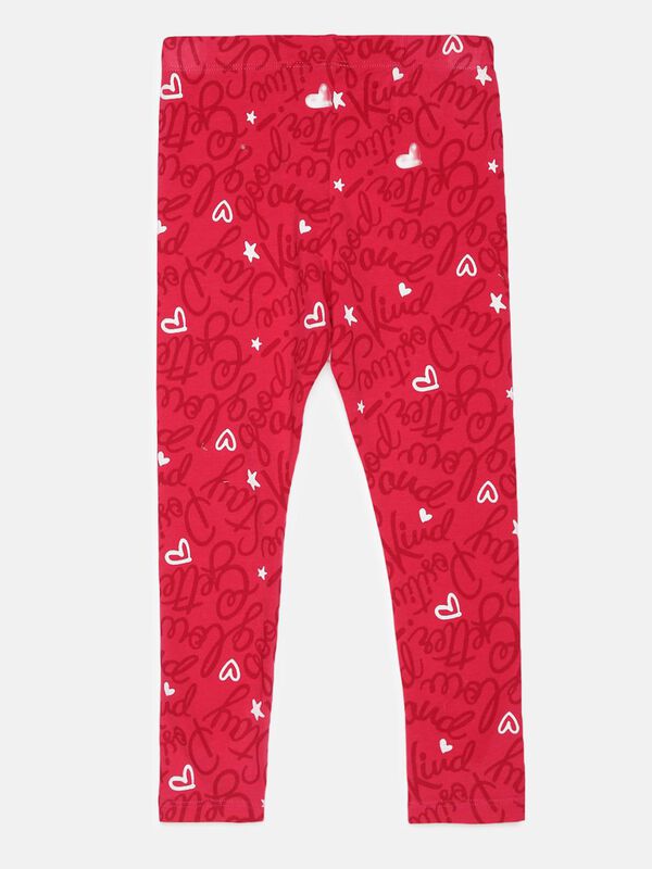 Printed Leggings -All Over Print image number 1